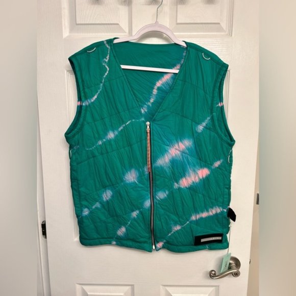 Aries Other - SOLD Aries Pink and Green Tie dye Vest